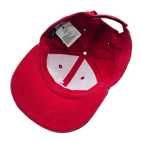 Air Jordan Jumpman Youth Hat Cap Strapback Adjustable Red Black Basketball Logo - Picture 4 of 5